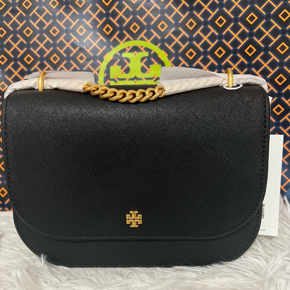 Authentic NWT Tory Burch Emerson Flap Adjustable Shoulder Bag